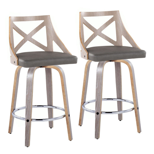 Majestic Office Furniture 26" Fixed-Height Counter Stool - Set of 2