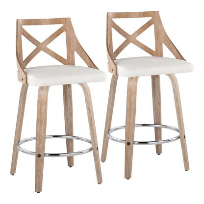 Majestic Office Furniture 26" Fixed-Height Counter Stool - Set of 2