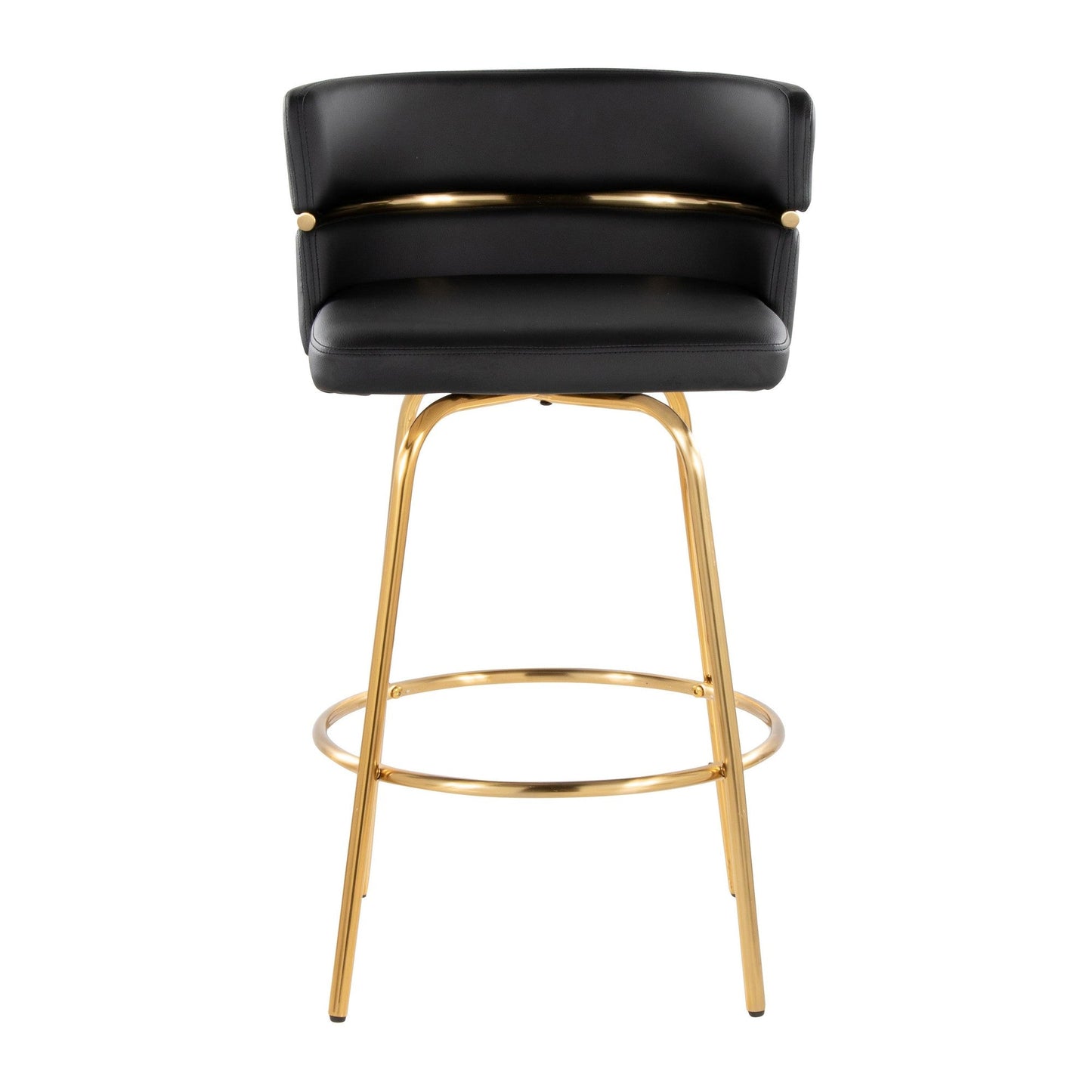 Majestic Office Furniture Claire 26" Fixed-Height Counter Stool - Set of 2