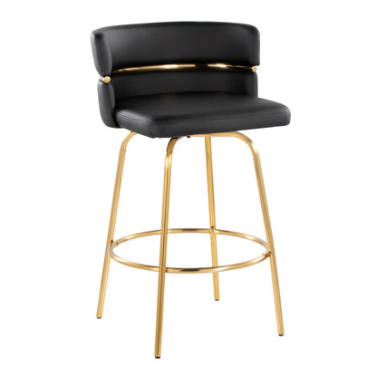 Majestic Office Furniture Claire 26" Fixed-Height Counter Stool - Set of 2