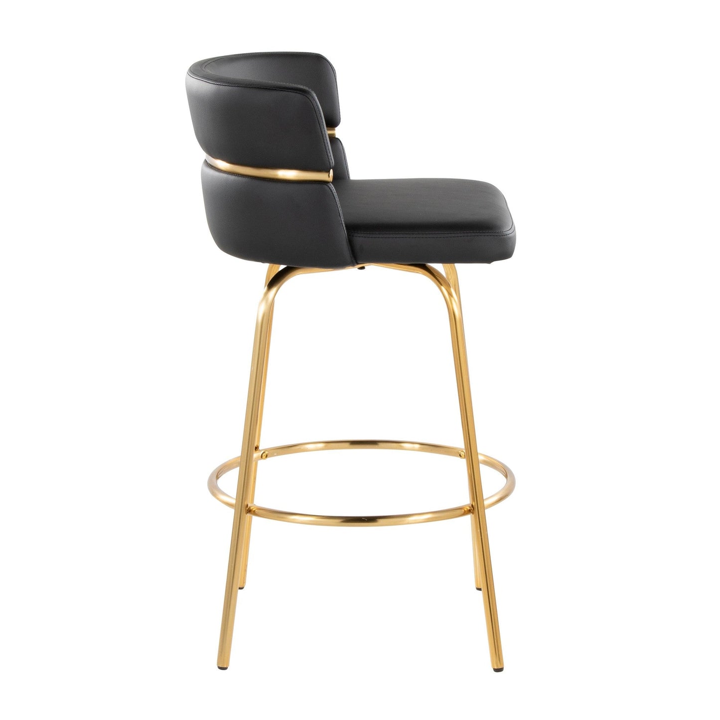 Majestic Office Furniture Claire 26" Fixed-Height Counter Stool - Set of 2