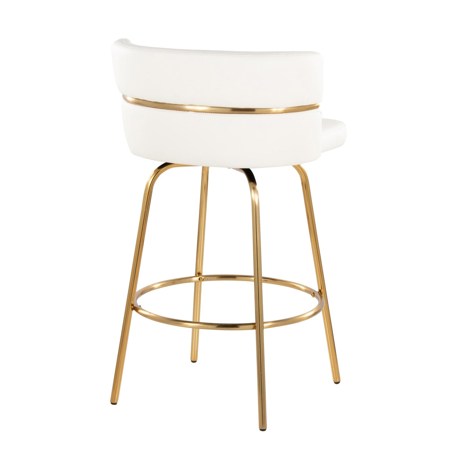 Majestic Office Furniture Claire 26" Fixed-Height Counter Stool - Set of 2