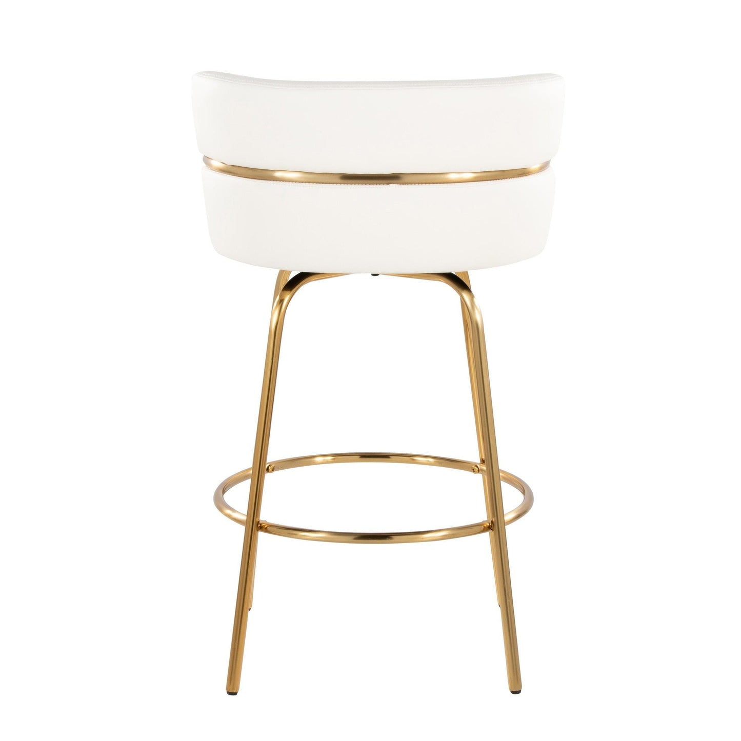 Majestic Office Furniture Claire 26" Fixed-Height Counter Stool - Set of 2