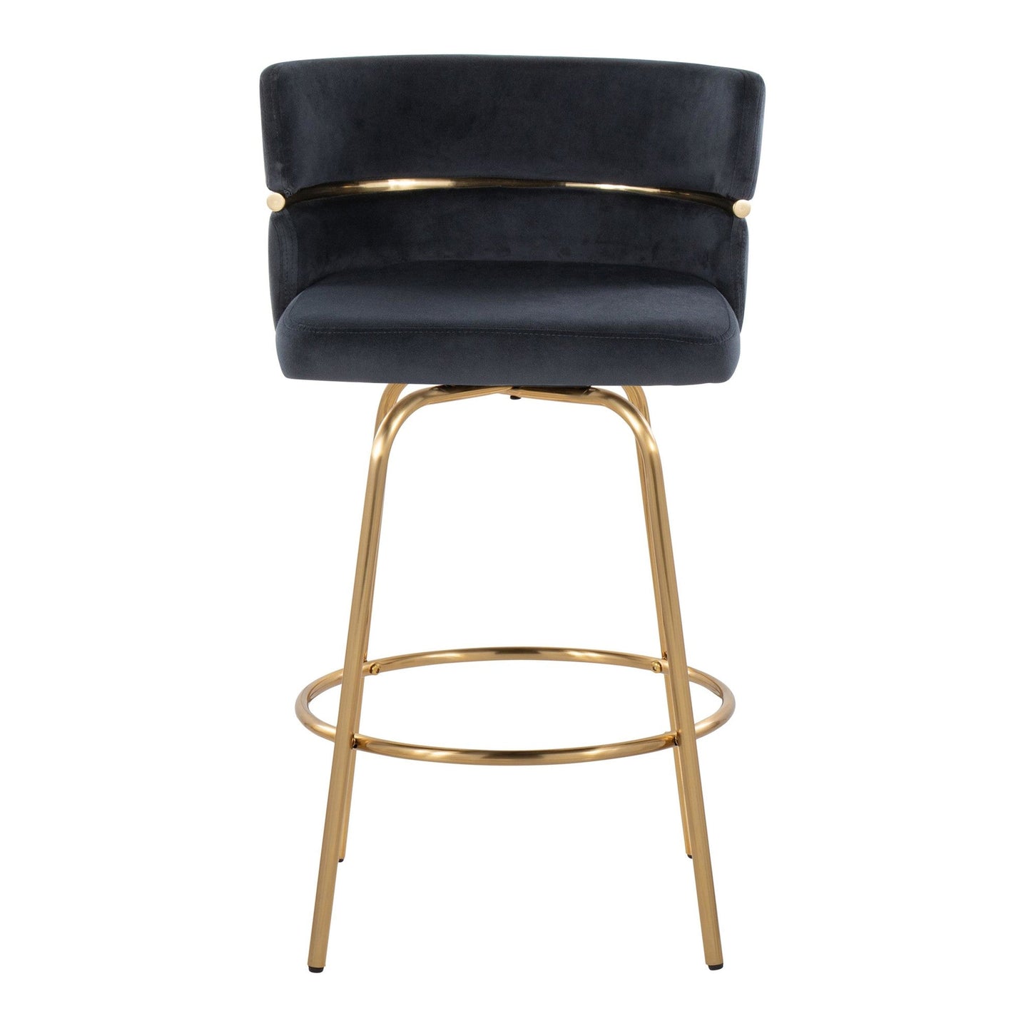 Majestic Office Furniture Claire 26" Fixed-Height Counter Stool - Set of 2