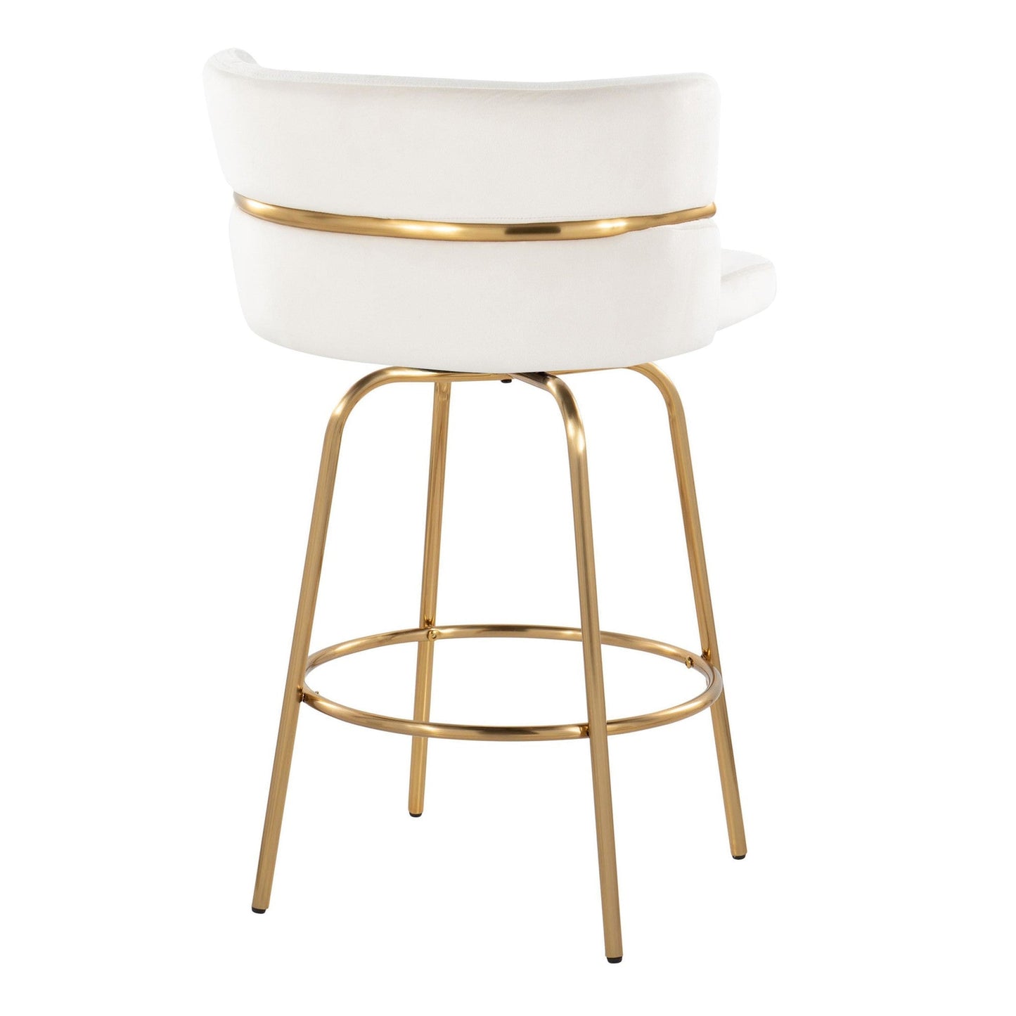 Majestic Office Furniture Claire 26" Fixed-Height Counter Stool - Set of 2