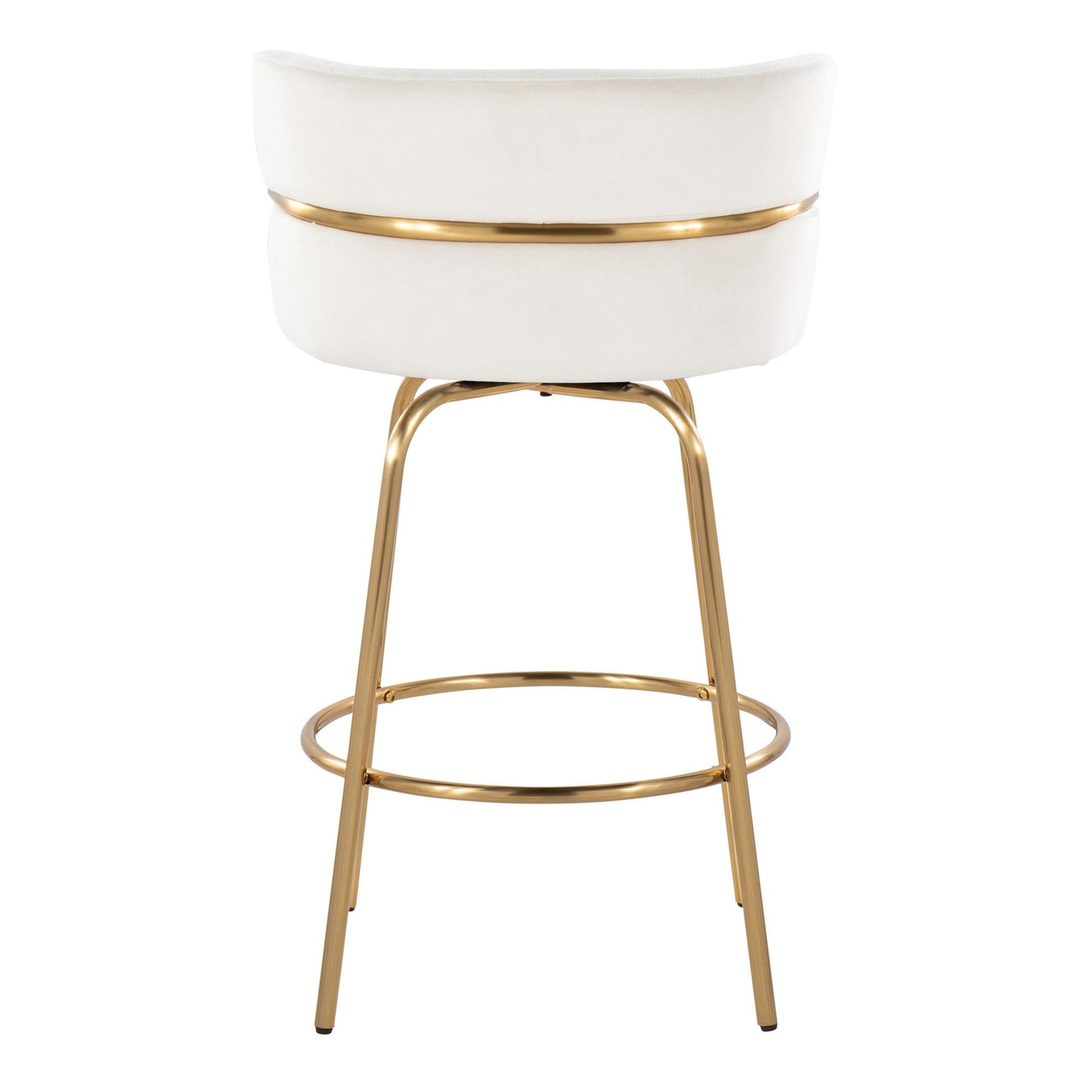 Majestic Office Furniture Claire 26" Fixed-Height Counter Stool - Set of 2