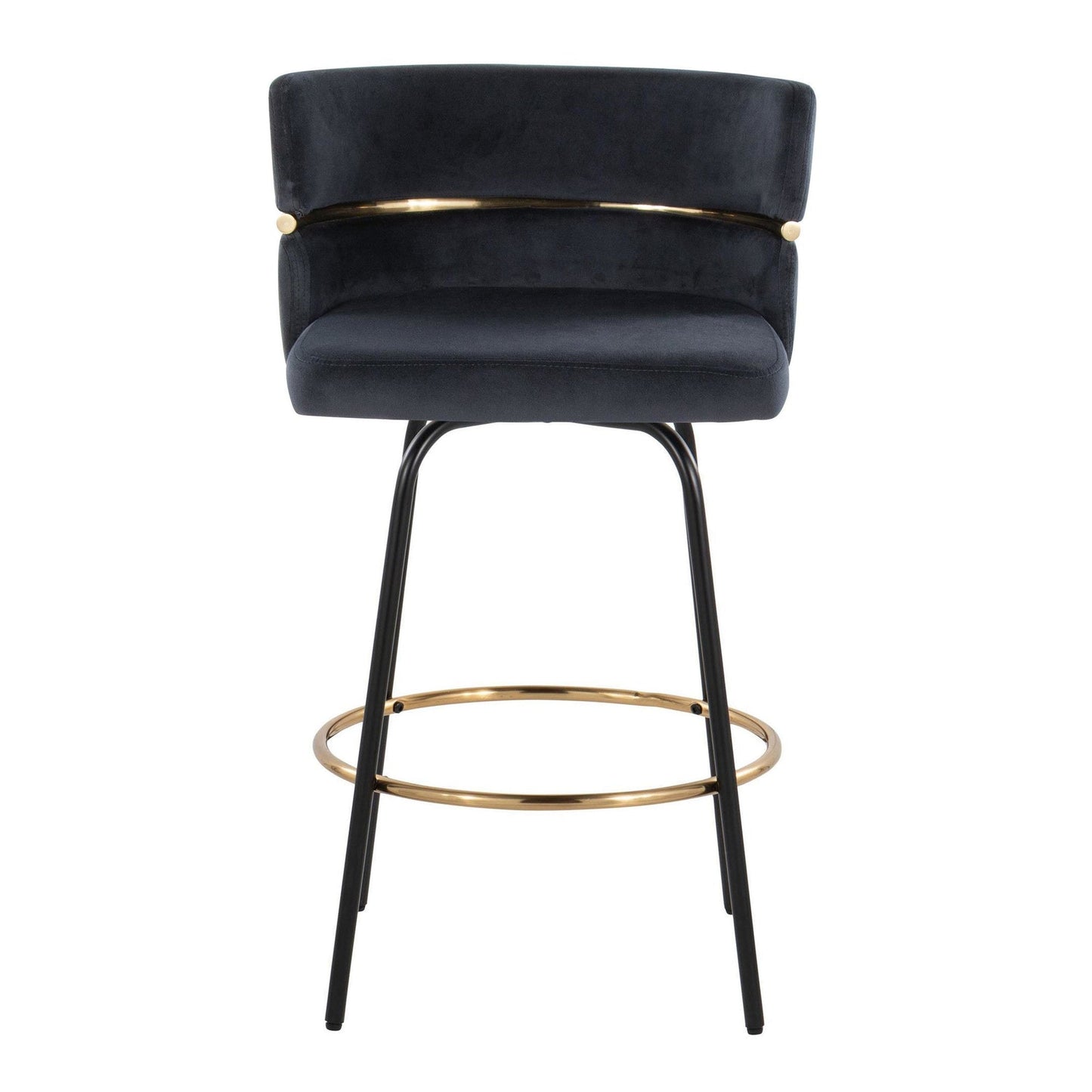 Majestic Office Furniture Claire 26" Fixed-Height Counter Stool - Set of 2