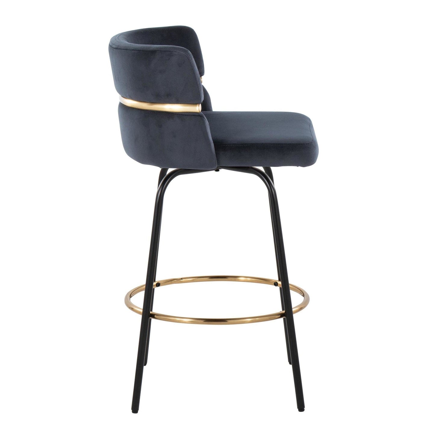 Majestic Office Furniture Claire 26" Fixed-Height Counter Stool - Set of 2