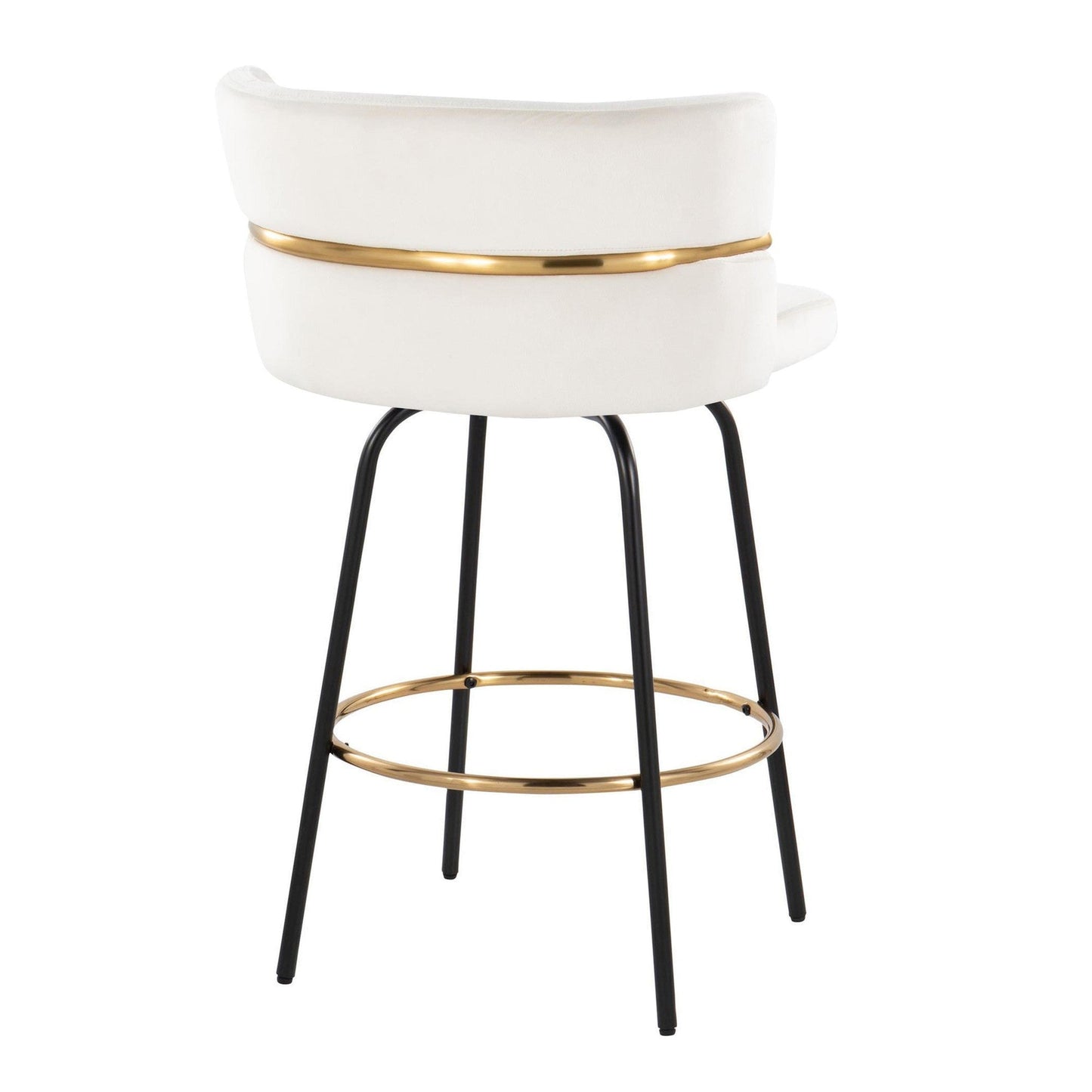 Majestic Office Furniture Claire 26" Fixed-Height Counter Stool - Set of 2