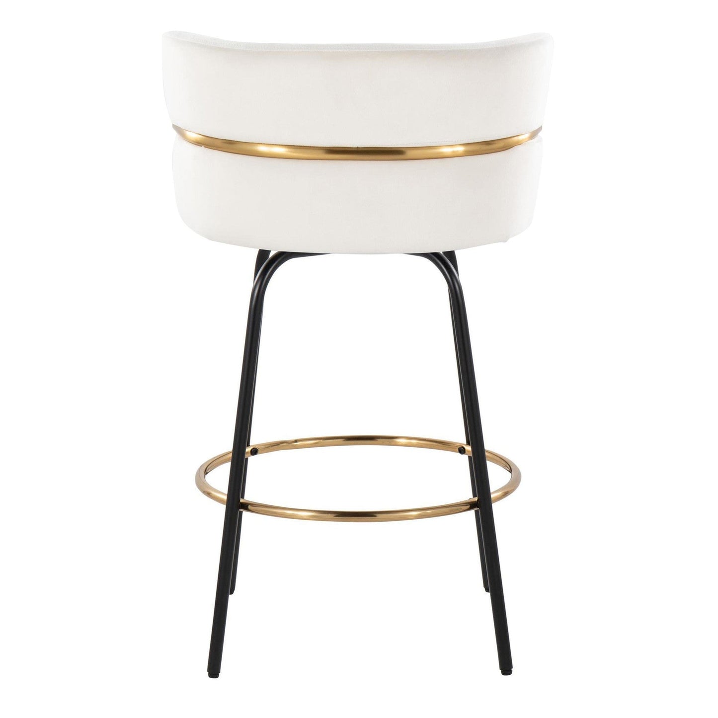 Majestic Office Furniture Claire 26" Fixed-Height Counter Stool - Set of 2