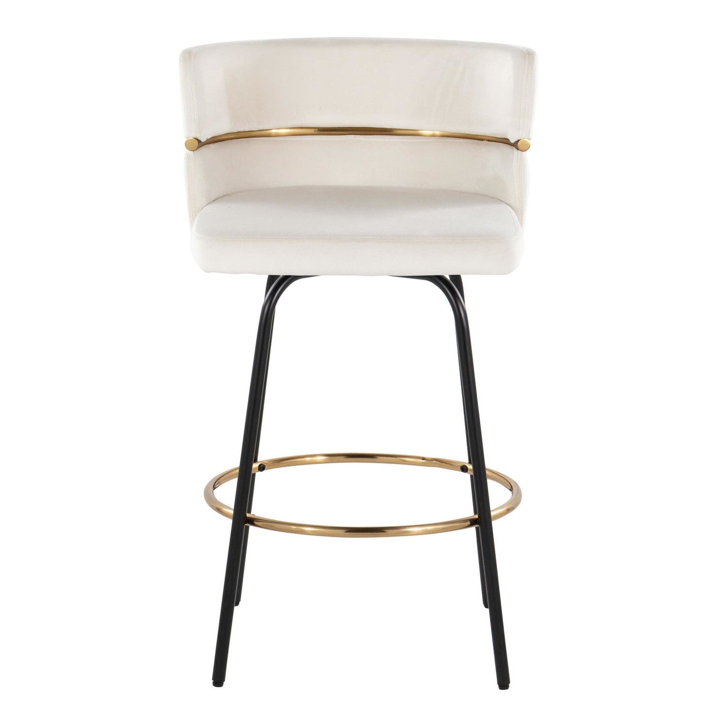 Majestic Office Furniture Claire 26" Fixed-Height Counter Stool - Set of 2