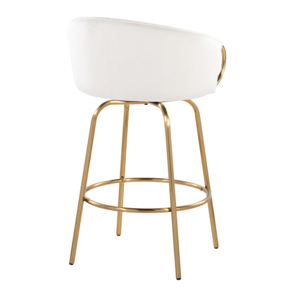 Majestic Office Furniture 26" Fixed-Height Counter Stool - Set of 2