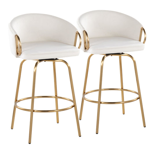 Majestic Office Furniture 26" Fixed-Height Counter Stool - Set of 2