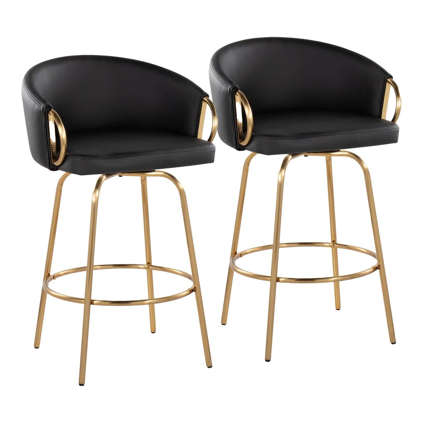 Majestic Office Furniture 26" Fixed-Height Counter Stool - Set of 2