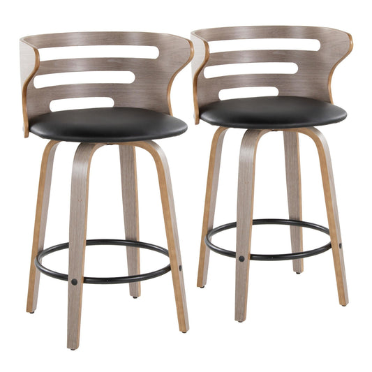Majestic Office Furniture 26" Fixed-Height Counter Stool - Set of 2