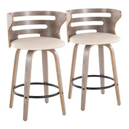Majestic Office Furniture 26" Fixed-Height Counter Stool - Set of 2