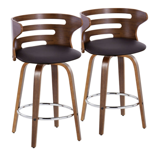 Majestic Office Furniture 26" Fixed-Height Counter Stool - Set of 2