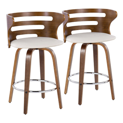 Majestic Office Furniture 26" Fixed-Height Counter Stool - Set of 2