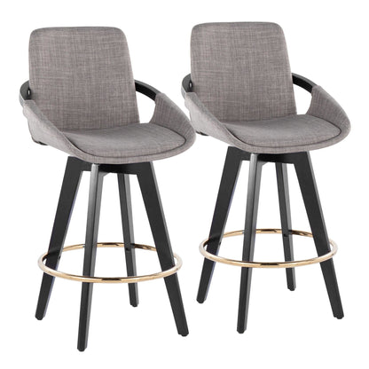 Majestic Office Furniture 26" Fixed-Height Counter Stool - Set of 2