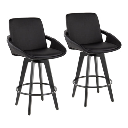 Majestic Office Furniture 26" Fixed-Height Counter Stool - Set of 2