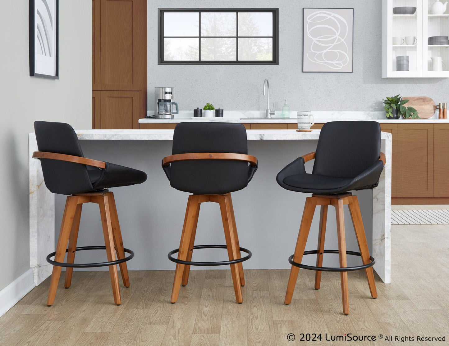 Majestic Office Furniture 26" Fixed-Height Counter Stool