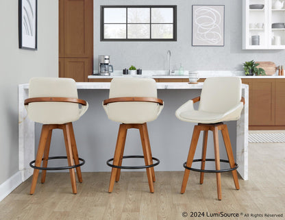 Majestic Office Furniture 26" Fixed-Height Counter Stool