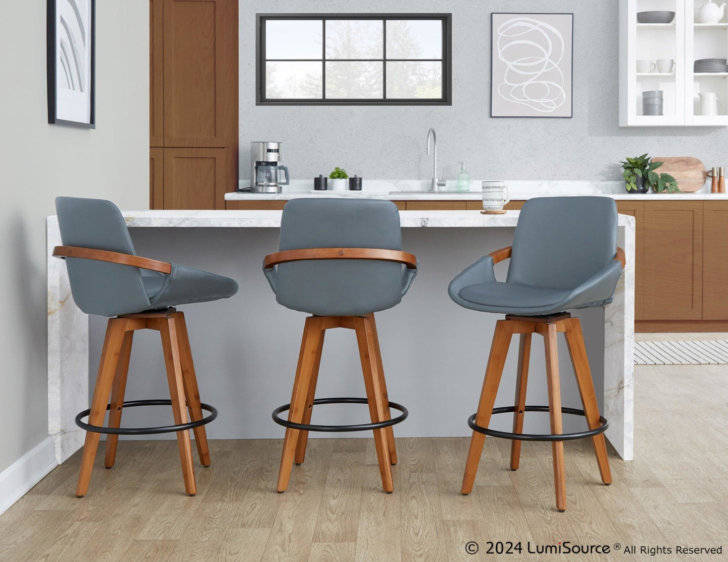 Majestic Office Furniture 26" Fixed-Height Counter Stool