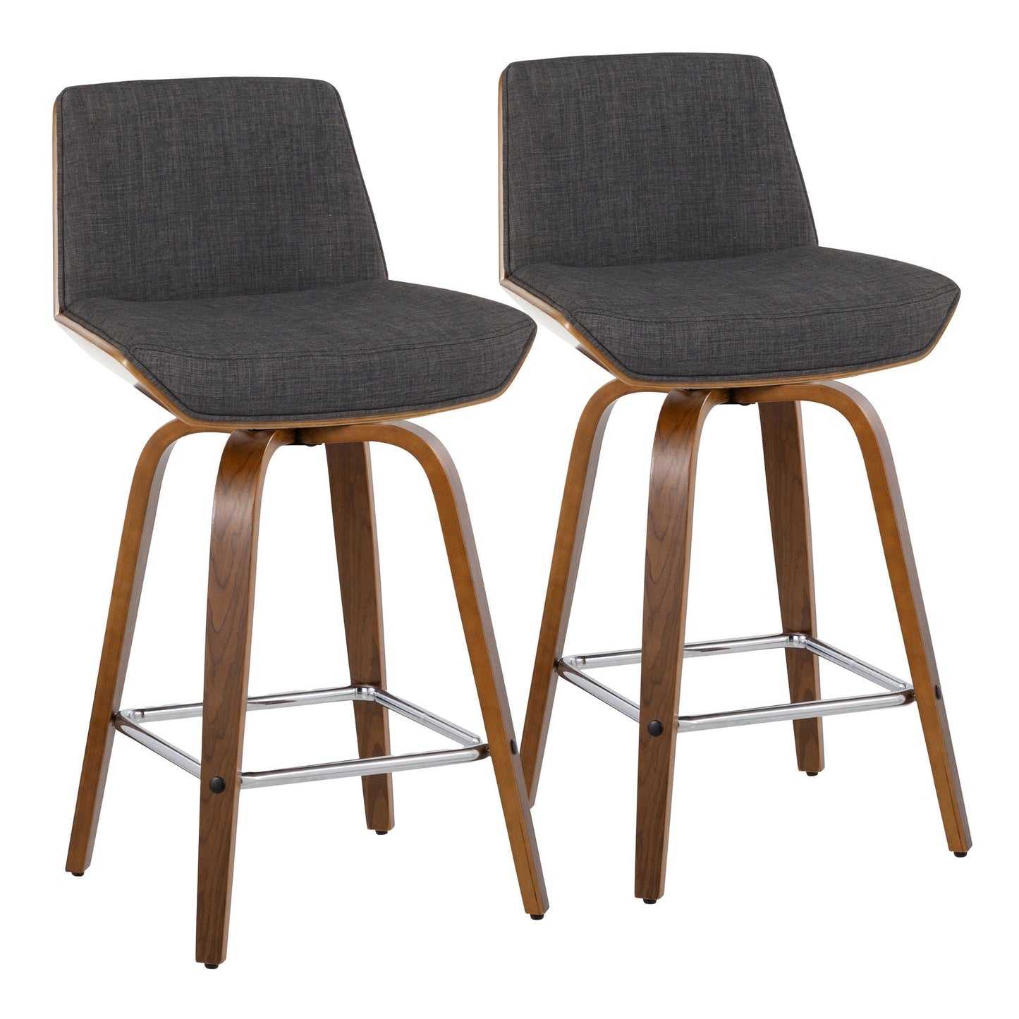 Majestic Office Furniture 26" Fixed-Height Counter Stool - Set of 2