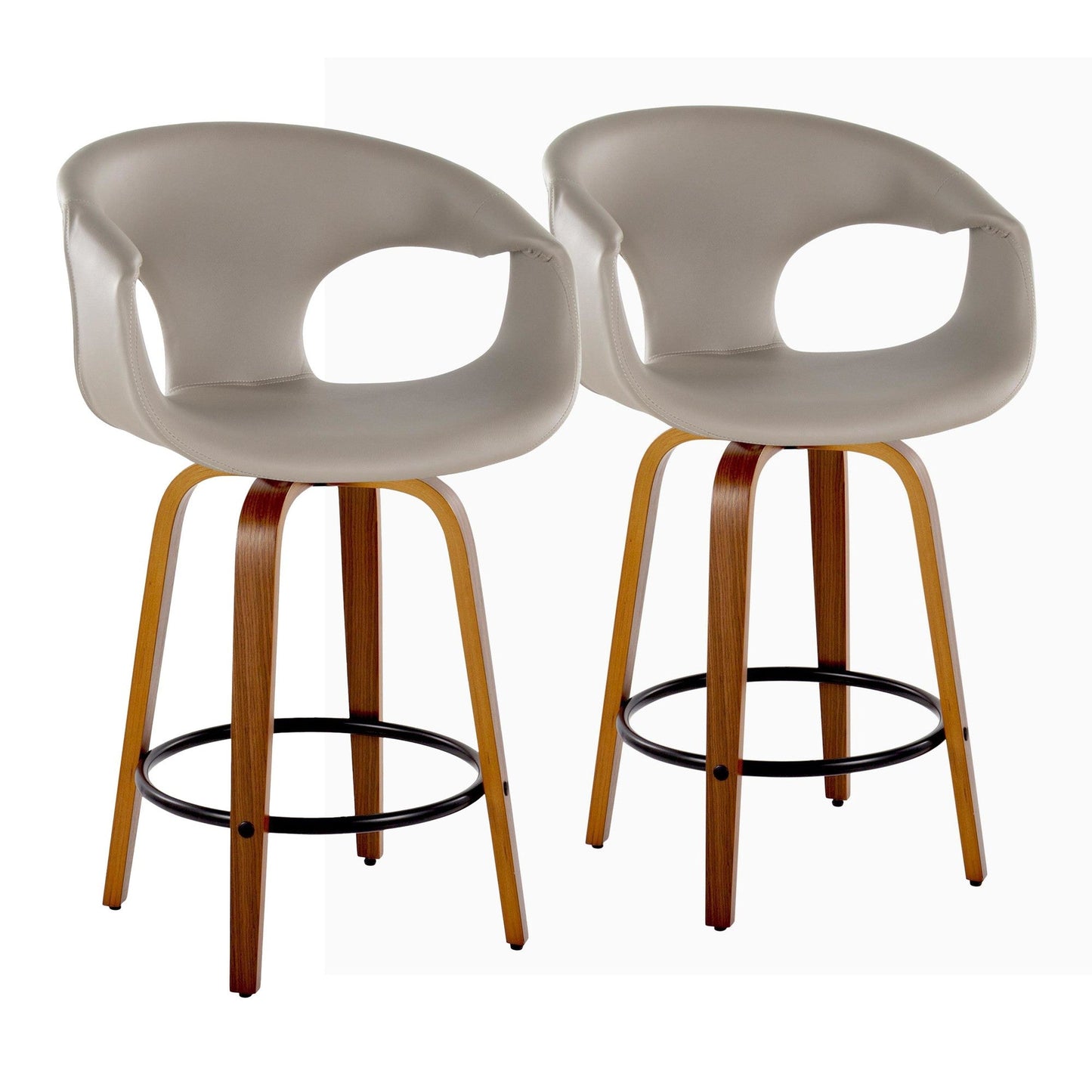 Majestic Office Furniture 26" Fixed-Height Counter Stool - Set of 2