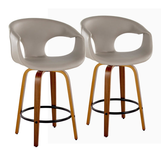 Majestic Office Furniture 26" Fixed-Height Counter Stool - Set of 2
