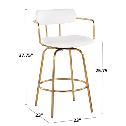 Majestic Office Furniture 26" Fixed-Height Counter Stool - Set of 2