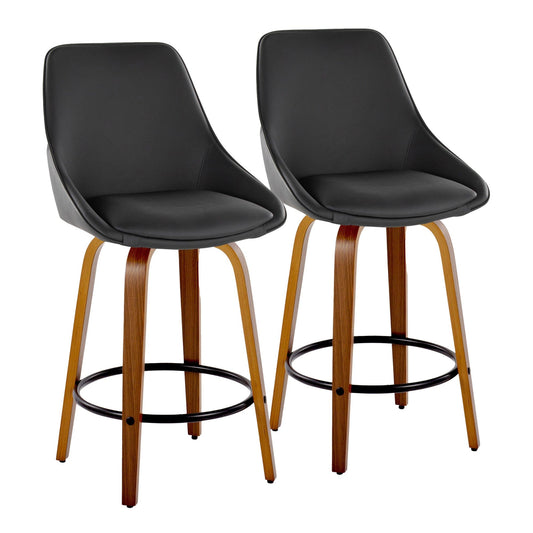 Majestic Office Furniture 26" Fixed-Height Counter Stool - Set of 2