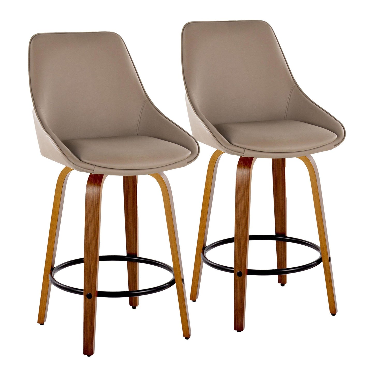 Majestic Office Furniture 26" Fixed-Height Counter Stool - Set of 2