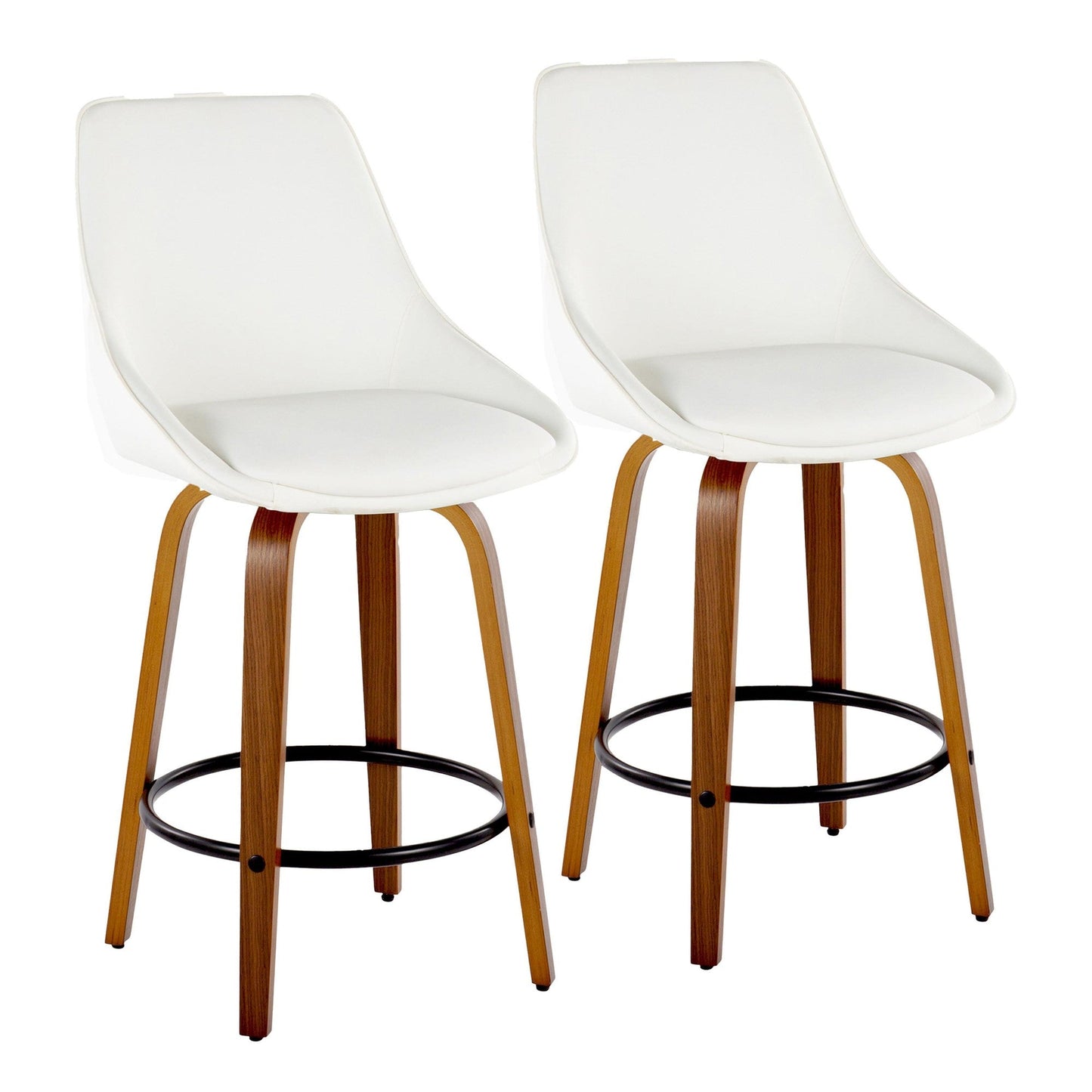Majestic Office Furniture 26" Fixed-Height Counter Stool - Set of 2