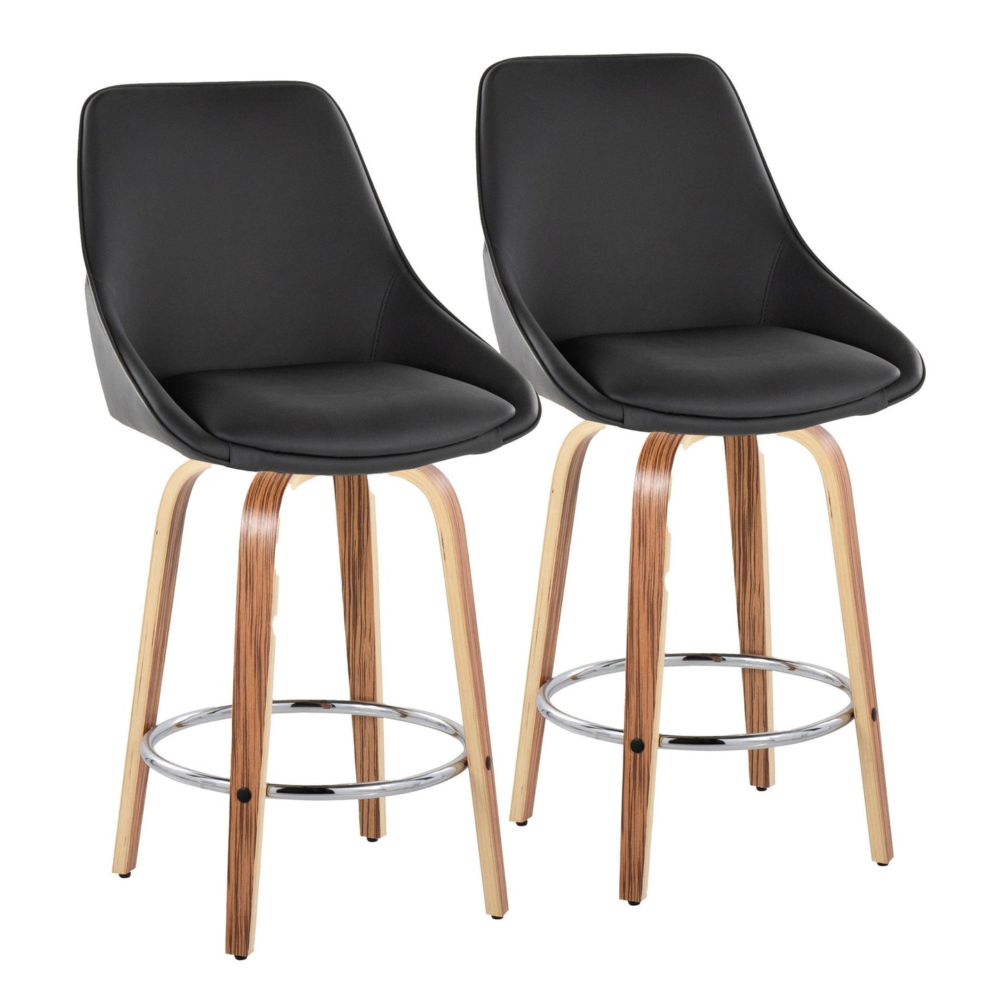 Majestic Office Furniture 26" Fixed-Height Counter Stool - Set of 2