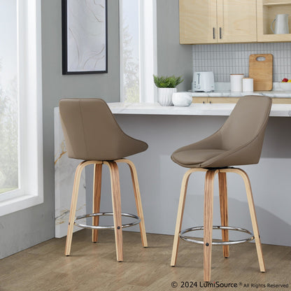 Majestic Office Furniture 26" Fixed-Height Counter Stool - Set of 2