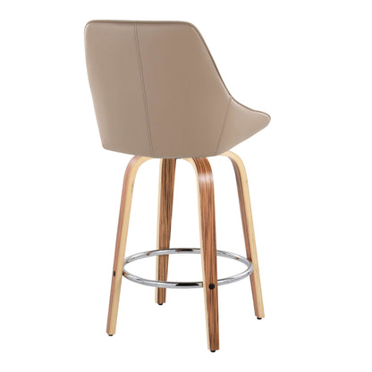 Majestic Office Furniture 26" Fixed-Height Counter Stool - Set of 2
