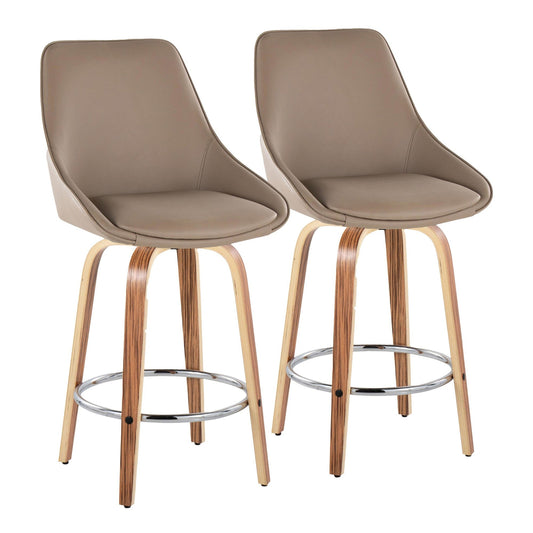 Majestic Office Furniture 26" Fixed-Height Counter Stool - Set of 2