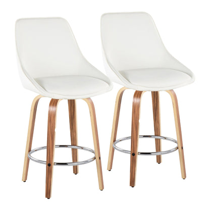 Majestic Office Furniture 26" Fixed-Height Counter Stool - Set of 2
