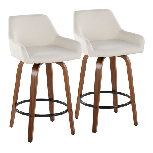 Majestic Office Furniture 26" Fixed-Height Counter Stool - Set of 2