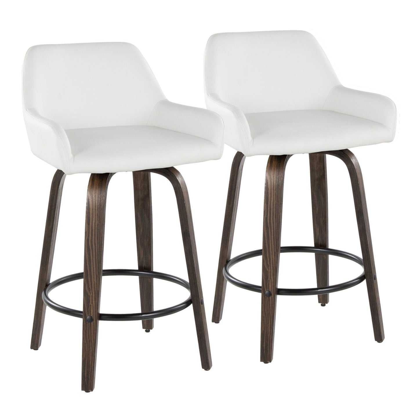 Majestic Office Furniture 26" Fixed-Height Counter Stool - Set of 2