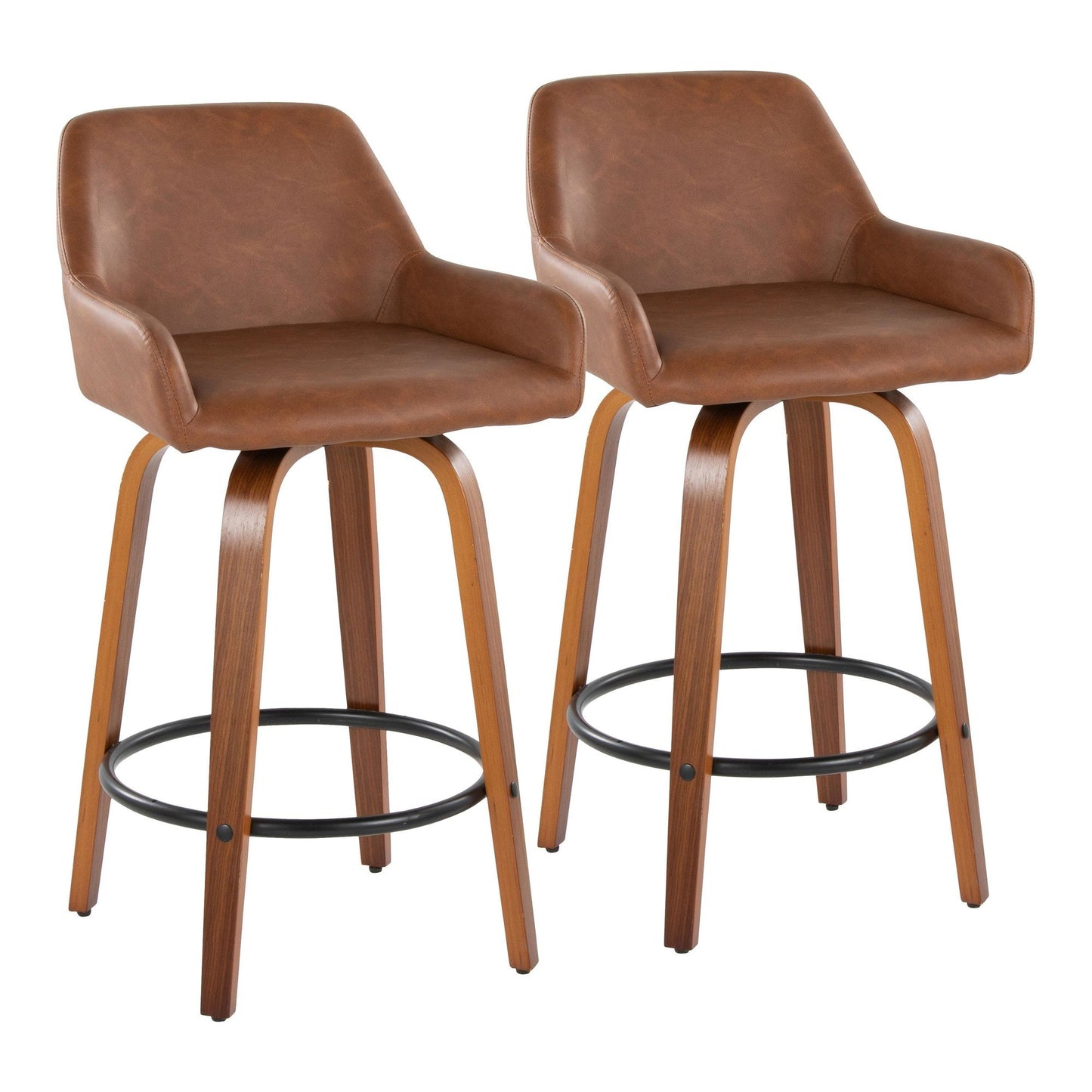 Majestic Office Furniture 26" Fixed-Height Counter Stool - Set of 2