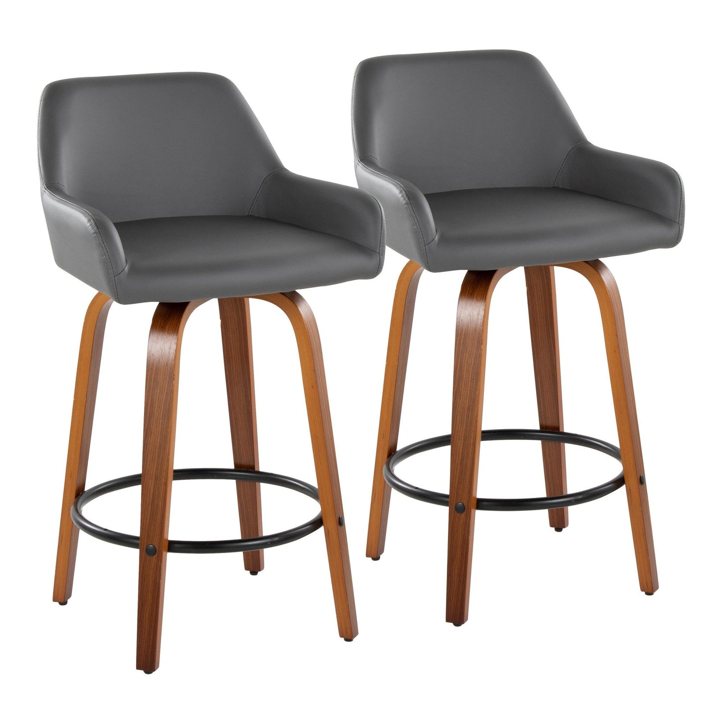 Majestic Office Furniture 26" Fixed-Height Counter Stool - Set of 2