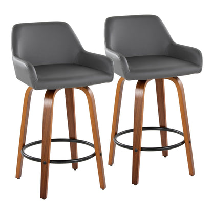 Majestic Office Furniture 26" Fixed-Height Counter Stool - Set of 2
