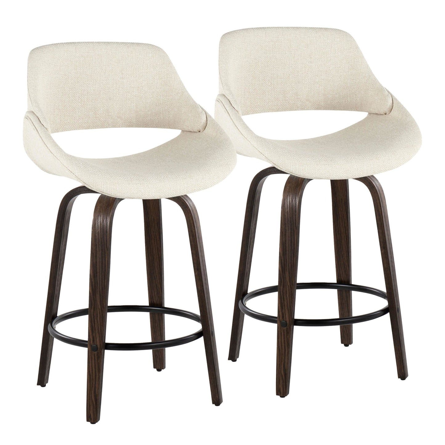 Majestic Office Furniture 26" Fixed-Height Counter Stool - Set of 2