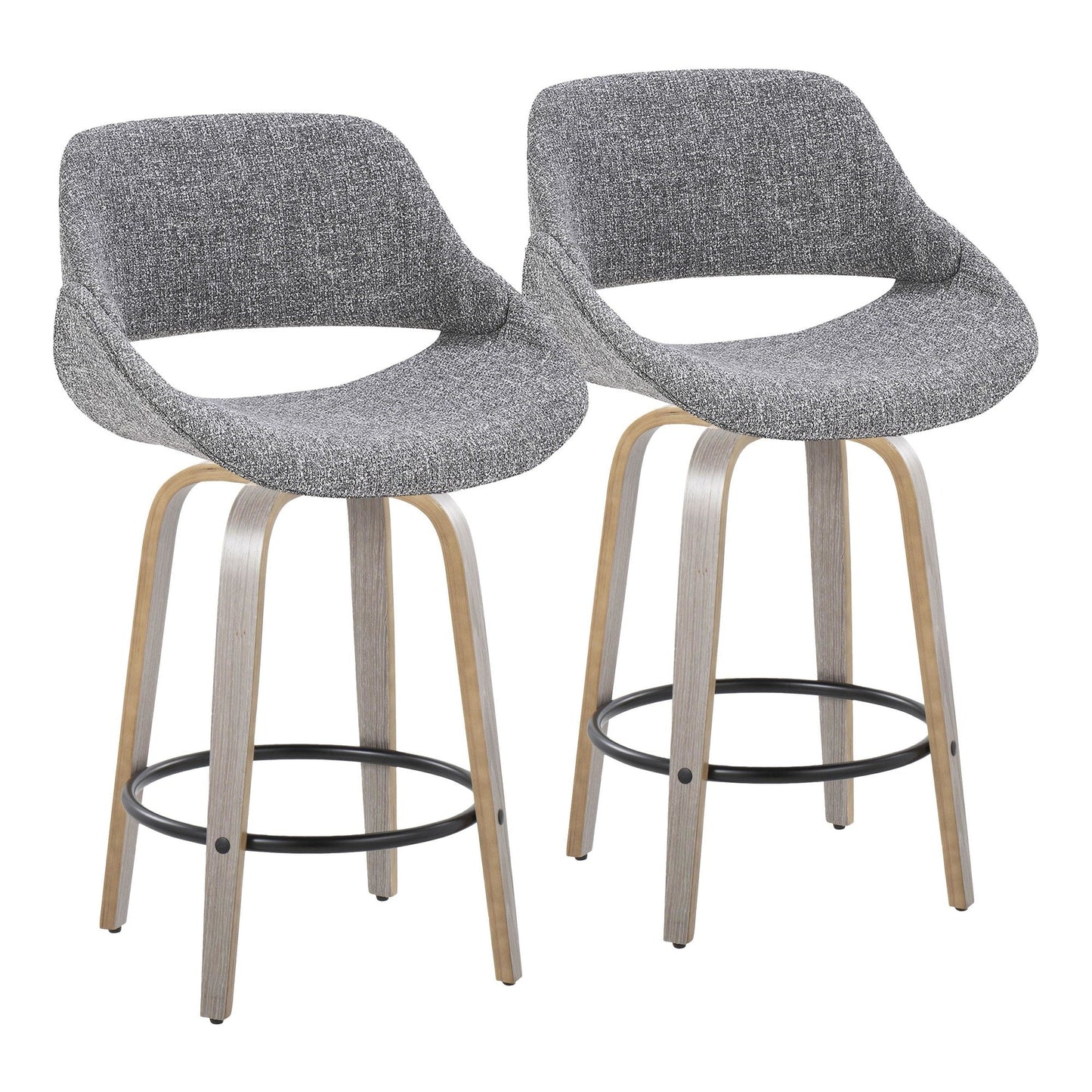 Majestic Office Furniture 26" Fixed-Height Counter Stool - Set of 2