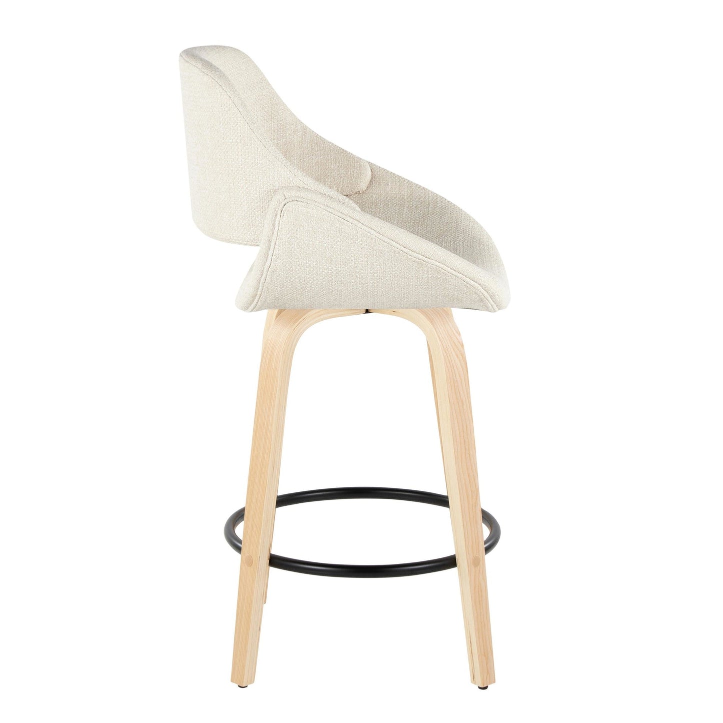 Majestic Office Furniture 26" Fixed-Height Counter Stool - Set of 2