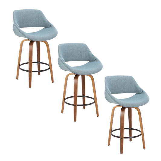 Majestic Office Furniture 26" Fixed-Height Counter Stool - Set Of 3