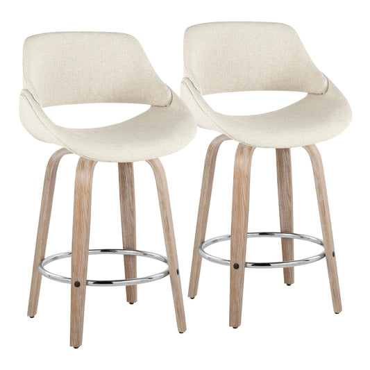 Majestic Office Furniture 26" Fixed-Height Counter Stool - Set of 2