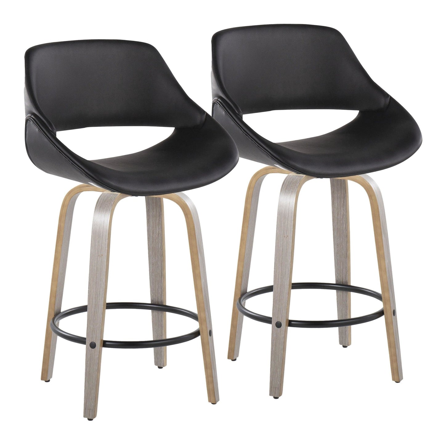 Majestic Office Furniture 26" Fixed-Height Counter Stool - Set of 2